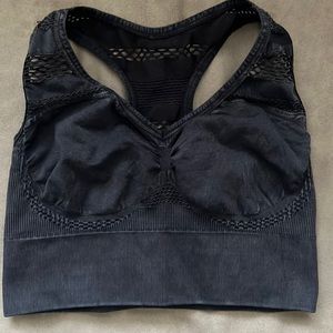Avocado racerback. Mesh sports bra size medium.